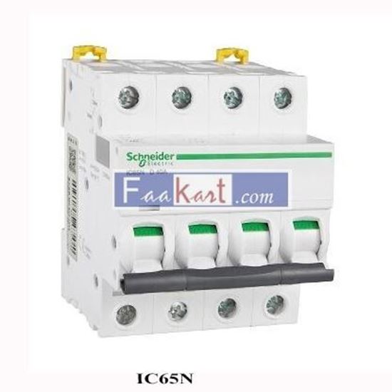 Picture of IC65N Schneide r4P D32A A9F19432 4P | 32A | D | 6KA IC65 miniature circuit breaker