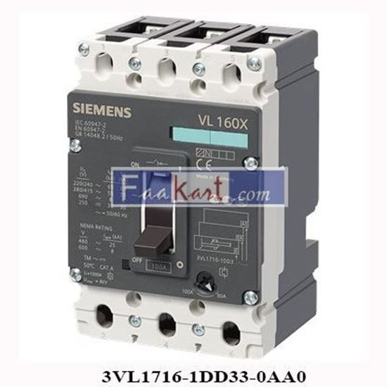 Picture of 3VL1716-1DD33-0AA0 Siemens  circuit breaker