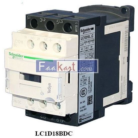 Picture of LC1D18BDC Schneider Electric contactor