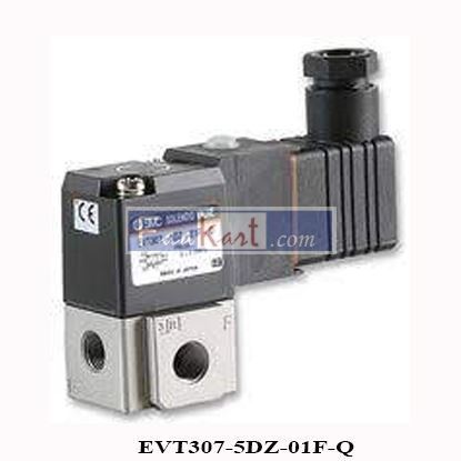 Picture of EVT307-5DZ-01F-Q SMC  VALVE, 1/8 PORT, 24VDC