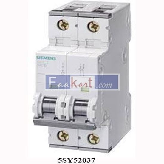 Picture of 5SY52037 Siemens 5SY5203-7 Circuit breaker 3 A 230 V, 400 V