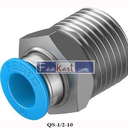 Picture of QS-1/2-10 FESTO Push-in fitting 190646