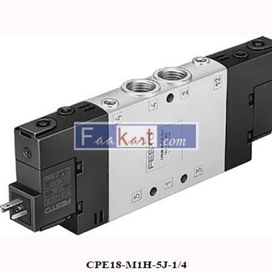 Picture of CPE18-M1H-5J-1/4 Festo 5/2 Solenoid Pilot Valve   163143