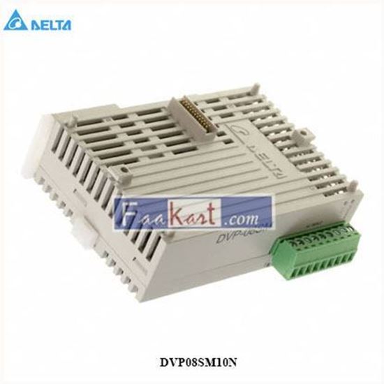 Picture of DVP08SM10N     Delta Electronics/Industrial Automation   	 INPUT MOD 8 DIGITAL 100-240V/24V