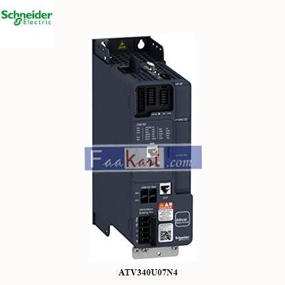 Picture of ATV340U07N4   SCHNEIDER ELECTRIC  Variable Speed Drive, Altivar Machine ATV340, Modular Drive, Three Phase, 1.1 kW, 380 to 480 V