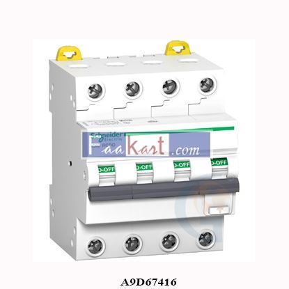 Picture of A9D67416  SCHNEIDER  Electric ACTI9 IC60 RCBO