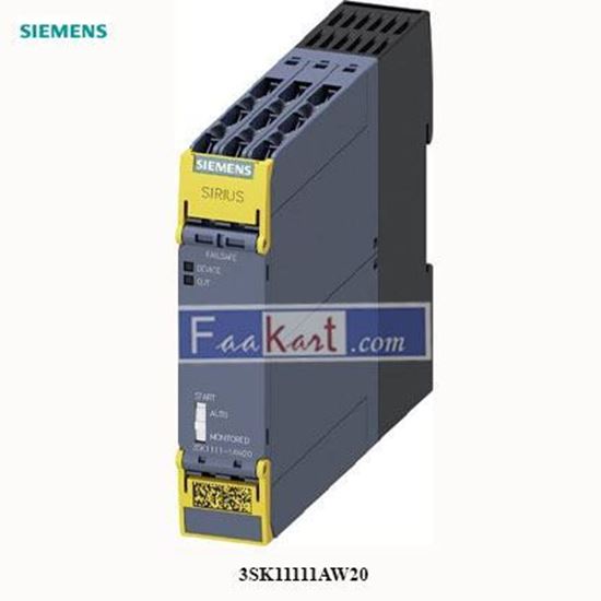 Picture of 3SK1111-1AW20  Siemens  Circuit protection 110 V AC, 240 V AC, 110 V DC, 230 V DC    3SK1111-1AW20