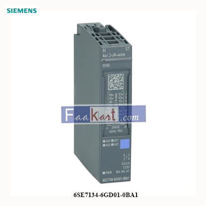 Picture of 6SE7134-6GD01-0BA1    Siemens   SIMATIC ET 200SP AI 4xI 2-/4-wire ST