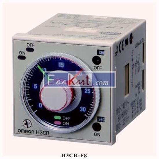 Picture of H3CR-F8  AC100-240/DC100-125 OMRON TIMER