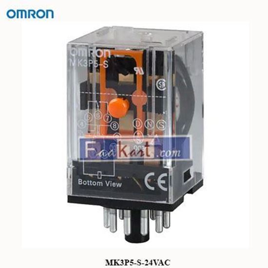 Picture of MK3P5-S-24VAC   Omron Automation and Safety   RELAY GEN PURPOSE 3PDT 10A 24V