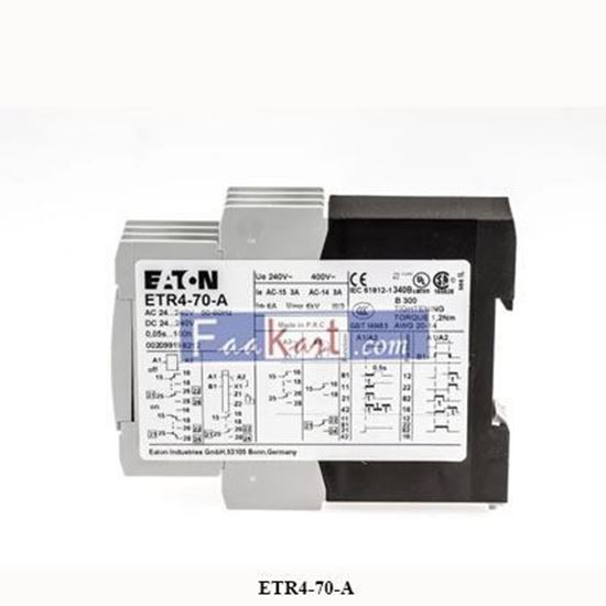 Picture of ETR4-70-A   Eaton   DIN Rail Multi Function Timer Relay 031888