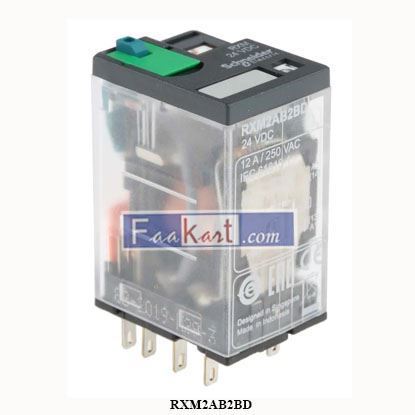 Picture of RXM2AB2BD 24VDC   Schneider Electric   Plug In Power Relay