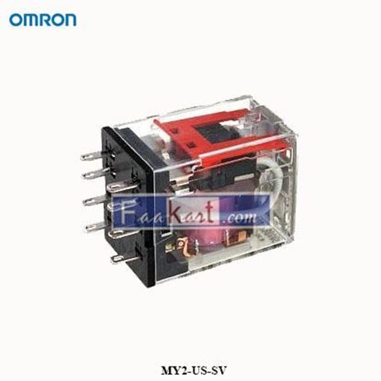 Picture of MY2-US-SV    24AC   OMRON   Relay: electromagnetic; DPDT; Ucoil: 24VAC; Icontacts max: 5A