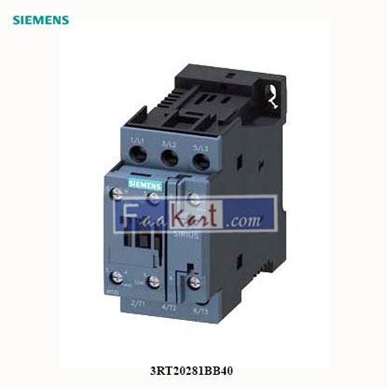 Picture of 3RT20281BB40  SIEMENS  Contactor   3RT2028-1BB40