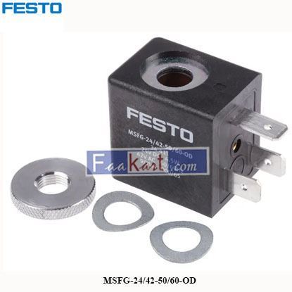 Picture of MSFG-24/42-50/60-OD  FESTO  SOLENOID COIL & CONNECTOR 34411