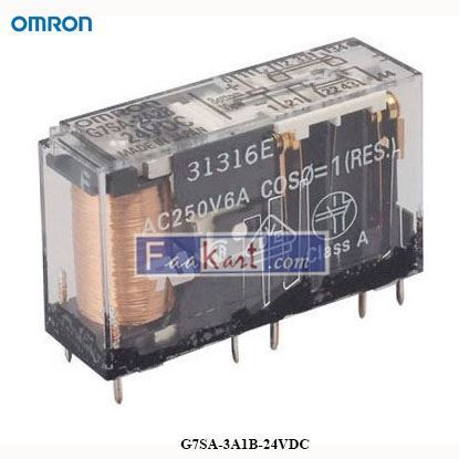 Picture of G7SA-3A1B 24VDC  OMRON  Relay: electromagnetic    G7SA-3A1B-24VDC