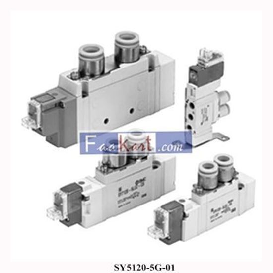 Picture of SY5120-5G-01 SMC 5-Port Solenoid Valve