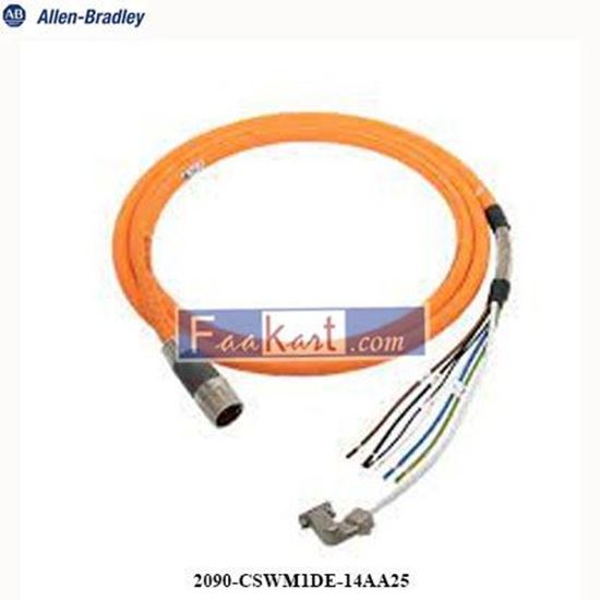 Picture of 2090-CSWM1DE-14AA25   Allen Bradley   Kinetix Single Cable 14 AWG AWG