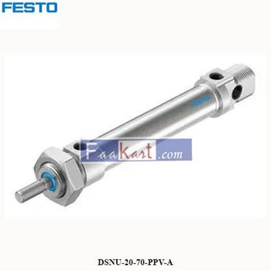 Picture of DSNU-20-70-PPV-A  FESTO  CYLINDER, DBL ACTING, 20MM, 10BAR, 70MM