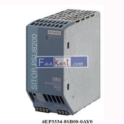 Picture of 6EP3334-8SB00-0AY0 |  6EP33348SB000AY0  |  SIEMENS  |  SITOP PSU8200 24 V/10 A STABILIZED POWER SUPPLY