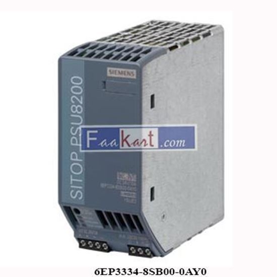 Picture of 6EP3334-8SB00-0AY0 |  6EP33348SB000AY0  |  SIEMENS  |  SITOP PSU8200 24 V/10 A STABILIZED POWER SUPPLY