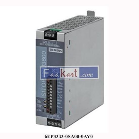 Picture of 6EP3343-0SA00-0AY0  SIEMENS   SITOP PSU3600 flexi Stabilized power supply