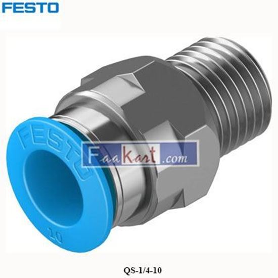 Picture of QS-1/4-10   FESTO   Push-in fitting  153007