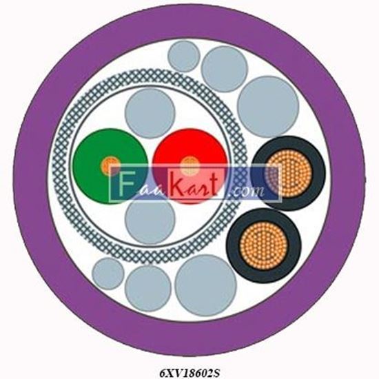 Picture of 6XV1860-2S  SIEMENS  | 6XV18602S |  PROFIBUS hybrid robust cable