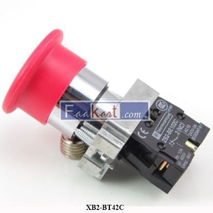 Picture of XB2-BT42C  | XB2BT42C | SCHNEIDER  Red Push-pull Emergency Stop Switches