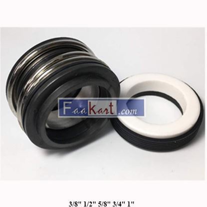 Picture of 3/8" 1/2" 5/8" 3/4" 1"     Shaft Water Pump Mechanical Shaft Seal Single Coil Spring for Self-Priming Pump Water Proof