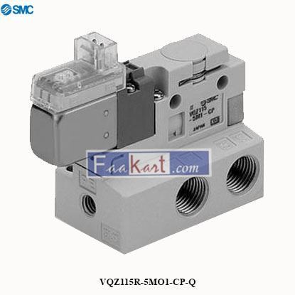 Picture of VQZ115R-5MO1-CP-Q   SMC   3 port base mounted solenoid valve   VQZ115-5MO1-CP-Q