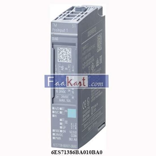 Picture of 6ES7138-6BA01-0BA0 Siemens SIMATIC ET 200SP, TM Posinput 1 counter and position decoder module 6ES71386BA010BA0