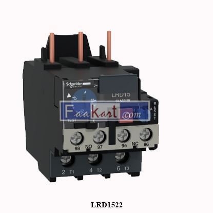 Picture of LRD1522 Schneider Electric Deca thermal overload relays