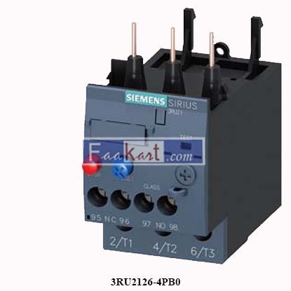 Picture of 3RU2126-4PB0 SIEMENS Overload relay 30...36 A Thermal For motor protection