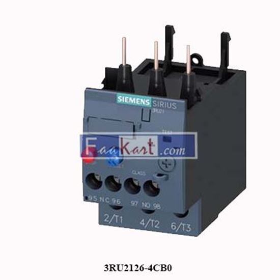 Picture of 3RU2126-4CB0 SIEMENS Overload relay 17...22 A Thermal For motor protection