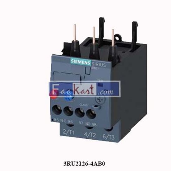 Picture of 3RU2126-4AB0 SIEMENS Overload relay 11...16 A Thermal For motor protection