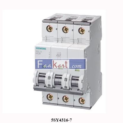 Picture of 5SY4316-7 Siemens Circuit Breaker