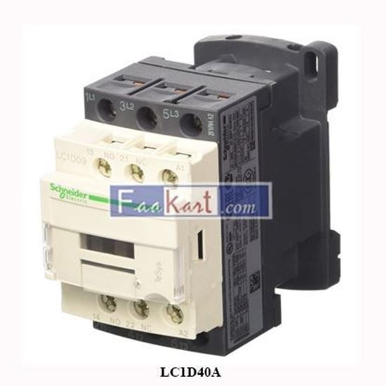 Picture of LC1D40A Schneider  Three Pole Contactors