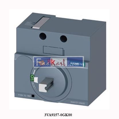 Picture of 3VA9157-0GK00 SIEMENS rotary operator with shaft stub for 8UC retrofit accessory