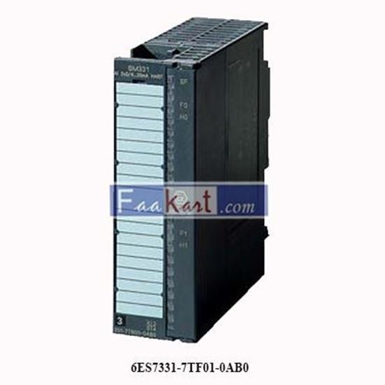 Picture of 6ES7331-7TF01-0AB0 SIEMENS SIMATIC DP, HART analog input SM 331, 8 AI, 0/4 - 20 mA HART