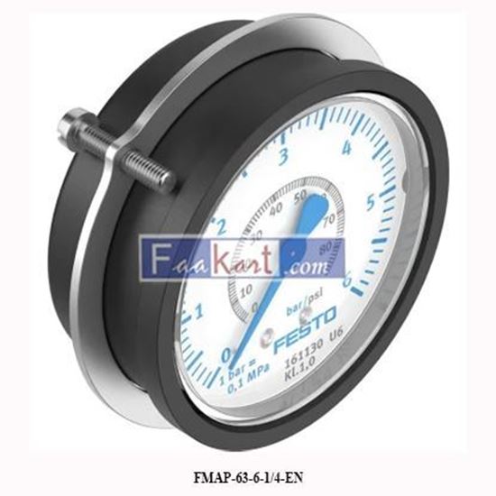 Picture of FMAP-63-6-1/4-EN FESTO (161130) Flanged precision pressure gauge