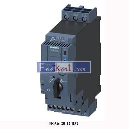 Picture of 3RA6120-1CB32 SIEMENS SIRIUS Compact load feeder DOL starter 690 V 24 V AC/DC 50...60 Hz 1...4 A