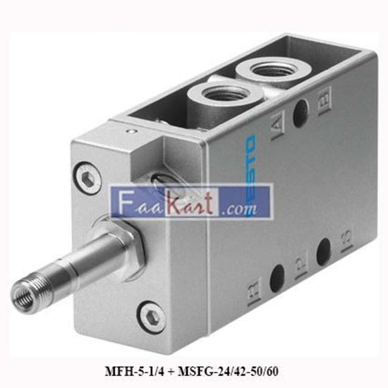 Picture of MFH-5-1/4 MSFG-24/42-50/60 - FESTO -Solenoid Coil w/ Solenoid Valve