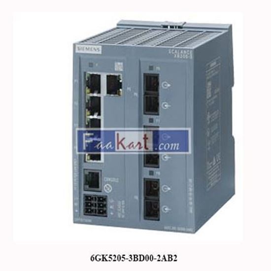 Picture of 6GK5205-3BD00-2AB2 Siemens SCALANCE XB205-3 managed Layer 2 IE switch