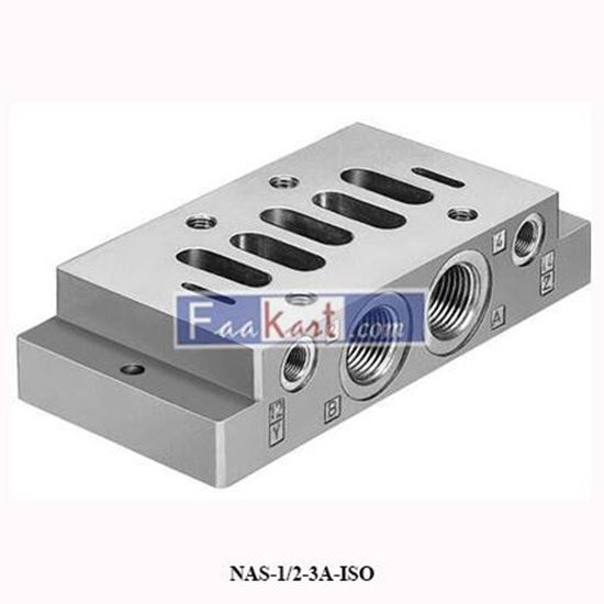 Picture of NAS-1/2-3A-ISO (10336) - FESTO Individual subbase