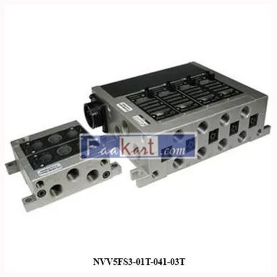 Picture of NVV5FS3-01T-041-03T SMC Manifold base for NVFS3000 series