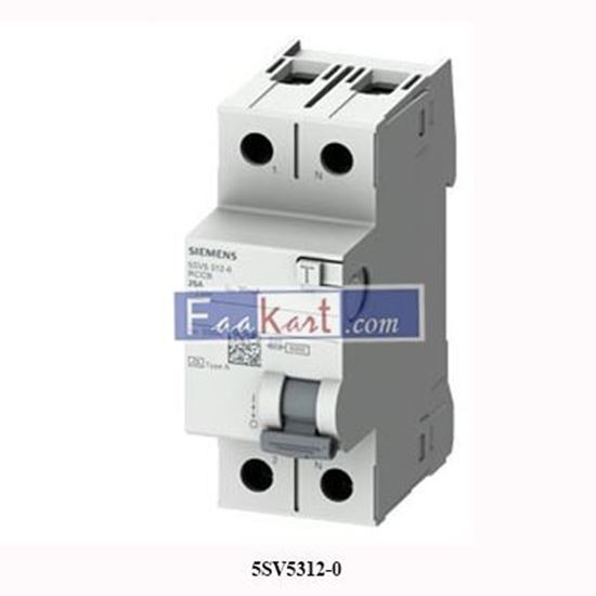 Picture of 5SV5312-0 SIEMENS Residual current operated circuit breaker