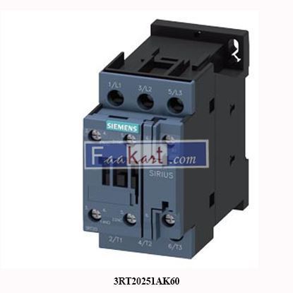 Picture of 3RT2025-1AK60 SIEMENS Power Contactor 3RT20251AK60