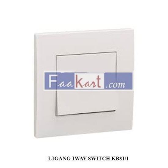 Picture of 1GANG 1WAY SWITCH KB31/1    SCHNEIDER   1Way Switch - white