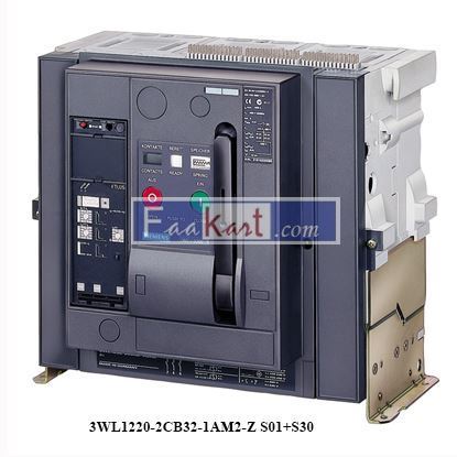 Picture of 3WL1220-2CB32-1AM2-Z S01+S30  SIEMENS  fixed-mounted circuit breaker